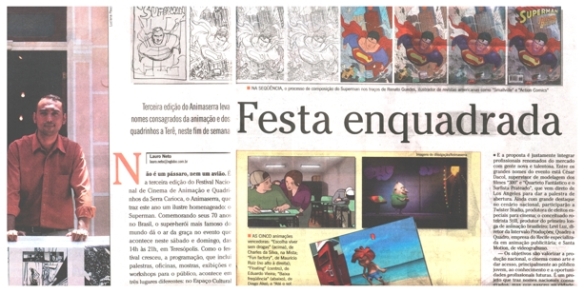Matéria publicada no Jornal O Globo – Sábado, 1 de novembro 2008.